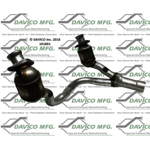 Davico Direct Fit Catalytic Converter and Pipe Assembly for 2003 Dodge Durango - 191891