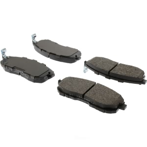 Centric Posi Quiet™ Extended Wear Semi-Metallic Front Disc Brake Pads for 2010 Nissan Cube - 106.08151
