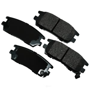 Akebono Pro-Act™ Ultra-Premium Ceramic Brake Pads for 2000 Mitsubishi Montero - ACT567