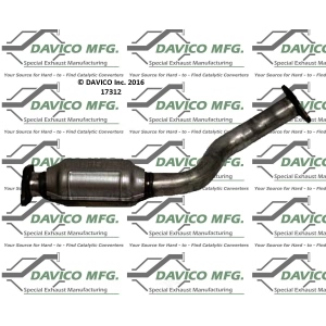 Davico Direct Fit Catalytic Converter and Pipe Assembly for 2010 Nissan Rogue - 17312
