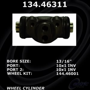 Centric Premium™ Wheel Cylinder for 1984 Plymouth Colt - 134.46311