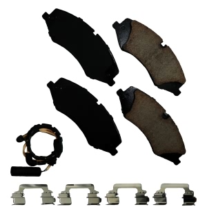 Akebono EURO™ Ultra-Premium Ceramic Front Disc Brake Pads for 2011 Land Rover Range Rover - EUR1425