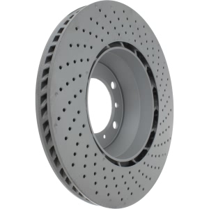 Centric SportStop Drilled 1-Piece Rear Driver Side Brake Rotor for 2011 Porsche Panamera - 128.37040