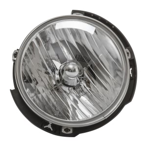 TYC Replacement 7 Round Driver Side Chrome Composite Headlight for 2007 Jeep Wrangler - 20-6836-00-1
