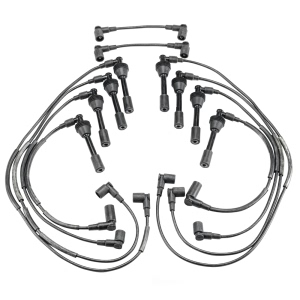 Denso Spark Plug Wire Set for 1990 Porsche 928 - 671-8133
