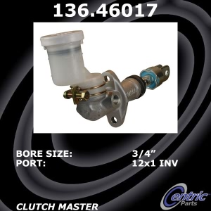 Centric Premium Clutch Master Cylinder for Mitsubishi Montero - 136.46017