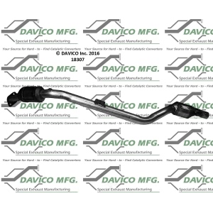 Davico Direct Fit Catalytic Converter and Pipe Assembly for 2004 Mercedes-Benz C32 AMG - 18307