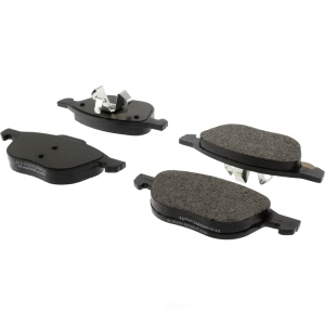 Centric Posi Quiet™ Extended Wear Semi-Metallic Front Disc Brake Pads for Volvo C30 - 106.10440