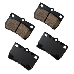 Akebono Performance™ Ultra-Premium Ceramic Rear Brake Pads for 2008 Lexus GS450h - ASP1113