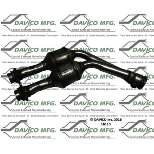 Davico Direct Fit Catalytic Converter for 1992 Jaguar XJ6 - 16110