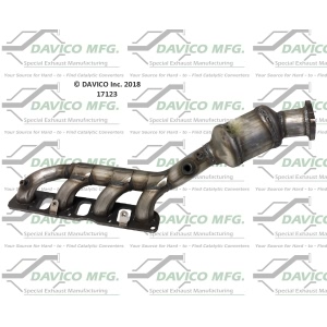 Davico Exhaust Manifold with Integrated Catalytic Converter for 2008 Nissan Armada - 17123