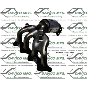 Davico Exhaust Manifold with Integrated Catalytic Converter for 2002 Mitsubishi Galant - 19215