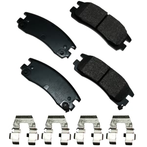 Akebono Performance™ Ultra-Premium Ceramic Rear Brake Pads for 1999 Oldsmobile Alero - ASP814