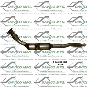 Davico Direct Fit Catalytic Converter and Pipe Assembly for 2000 Volvo S70 - DV-019