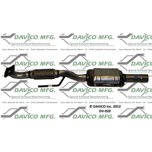 Davico Direct Fit Catalytic Converter and Pipe Assembly for 2002 Volvo S40 - DV-020