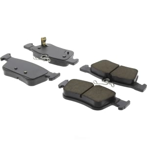 Centric Posi Quiet™ Ceramic Rear Disc Brake Pads for 2018 Honda Civic - 105.18780