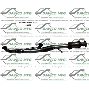 Davico Direct Fit Catalytic Converter and Pipe Assembly for 2002 Hyundai XG350 - 18162