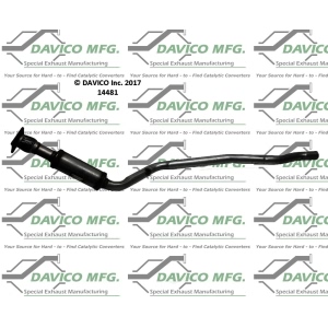 Davico Direct Fit Catalytic Converter and Pipe Assembly for 1996 Plymouth Voyager - 14481