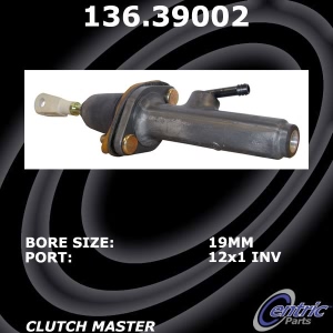 Centric Premium Clutch Master Cylinder for 1986 Volvo 740 - 136.39002