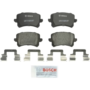 Bosch QuietCast™ Premium Organic Rear Disc Brake Pads for 2017 Volkswagen Tiguan Limited - BP1348