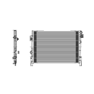 TYC Engine Coolant Radiator for Dodge Journey - 13084