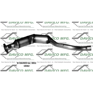 Davico Direct Fit Catalytic Converter and Pipe Assembly for 2006 Land Rover Range Rover Sport - 18362