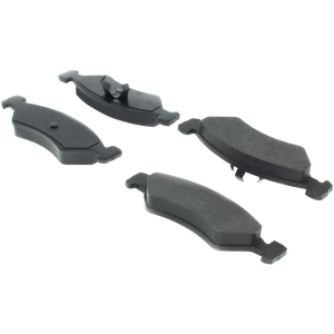 Centric Premium™ Semi-Metallic Brake Pads With Shims And Hardware for 1988 Dodge Shadow - 300.01700