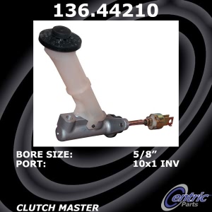 Centric Premium Clutch Master Cylinder for 1997 Lexus SC300 - 136.44210