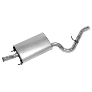 Walker Quiet Flow Stainless Steel Oval Aluminized Exhaust Muffler And Pipe Assembly for Dodge - 55153
