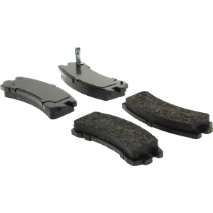Centric Posi Quiet™ Extended Wear Semi-Metallic Rear Disc Brake Pads for 1989 Nissan Pathfinder - 106.04010