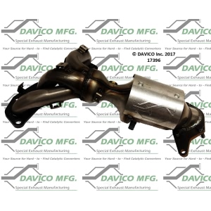 Davico Exhaust Manifold with Integrated Catalytic Converter for 2010 Nissan Rogue - 17396