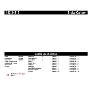 Centric Posi Quiet™ Loaded Brake Caliper for 2018 BMW 320i xDrive - 142.34819