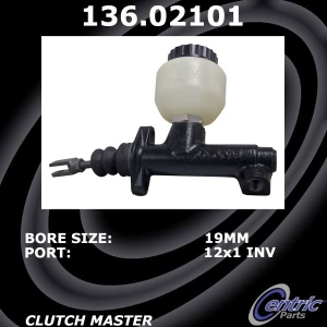 Centric Premium Clutch Master Cylinder for 1984 Alfa Romeo GTV-6 - 136.02101