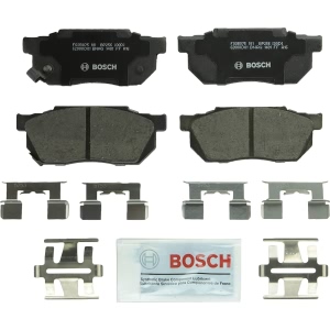 Bosch QuietCast™ Premium Organic Front Disc Brake Pads for 1989 Honda CRX - BP256