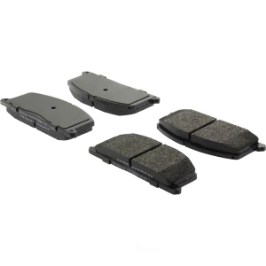 Centric Posi Quiet™ Extended Wear Semi-Metallic Front Disc Brake Pads for 1991 Toyota Corolla - 106.02420