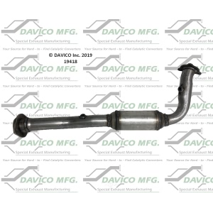 Davico Exhaust Manifold with Integrated Catalytic Converter for 2015 Chrysler 200 - 19620