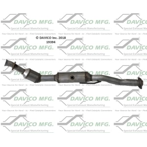 Davico Direct Fit Catalytic Converter and Pipe Assembly for 2001 Mazda B2300 - 19394