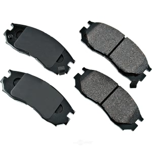 Akebono Pro-ACT™ Ultra-Premium Ceramic Front Disc Brake Pads for Plymouth Colt - ACT484
