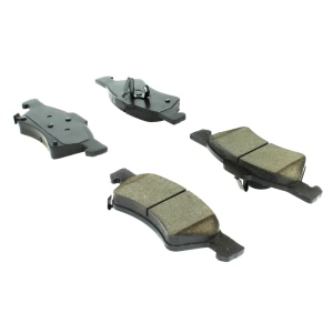 Centric Posi Quiet™ Semi-Metallic Front Disc Brake Pads for 2001 Chrysler Town & Country - 104.08570
