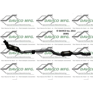 Davico Direct Fit Catalytic Converter and Pipe Assembly for 2010 Mercedes-Benz CLS550 - 18381