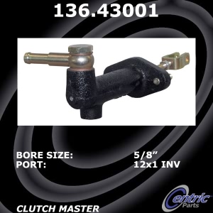 Centric Premium™ Clutch Master Cylinder for 1985 Isuzu Impulse - 136.43001