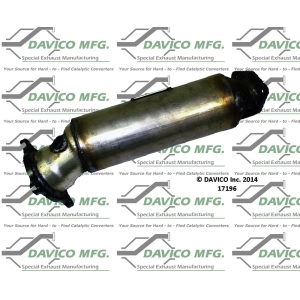 Davico Direct Fit Catalytic Converter for 2009 Audi A4 - 17196