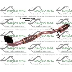 Davico Direct Fit Catalytic Converter and Pipe Assembly for 2007 Mitsubishi Lancer - 18350