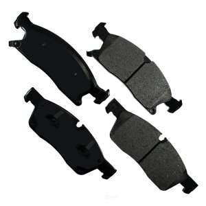 Akebono Pro-ACT™ Ultra-Premium Ceramic Front Disc Brake Pads for 2016 Jeep Grand Cherokee - ACT1455