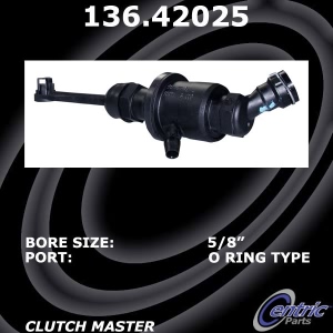 Centric Premium Clutch Master Cylinder for 2011 Nissan Sentra - 136.42025