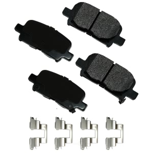 Akebono Pro-ACT™ Ultra-Premium Ceramic Rear Disc Brake Pads for 2005 Acura MDX - ACT865A