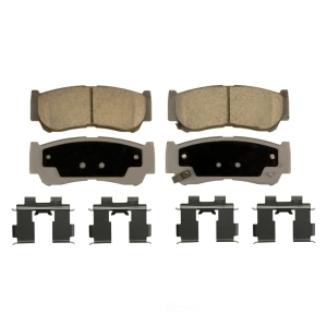 Wagner ThermoQuiet Ceramic Disc Brake Pad Set for 2009 Hyundai Santa Fe - QC1297