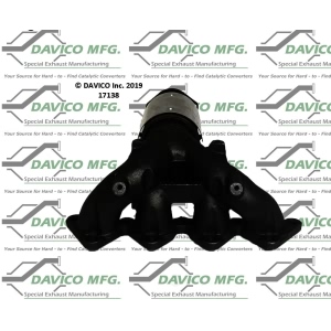 Davico Exhaust Manifold with Integrated Catalytic Converter for 2006 Hyundai Tucson - 17138