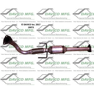 Davico Direct Fit Catalytic Converter and Pipe Assembly for 2000 Saturn LS - 19073