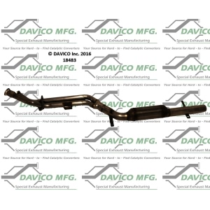 Davico Direct Fit Catalytic Converter and Pipe Assembly for 1999 Mercedes-Benz SL600 - 18483